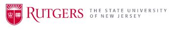Logo for Rutgers University
