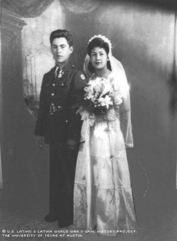 Elizabeth and Willie Garcia's wedding photo.
