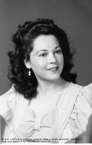 Henrietta Rivas poses in San Antonio, Texas, in 1946 while she was pregnant with her son.
