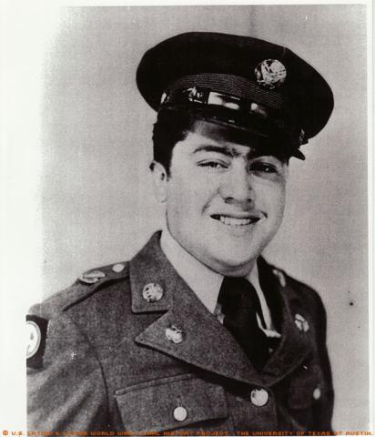 Portrait of Eriberto G. Rodriguez who served with the 349th Regiment of the 88th Division in Italy.
