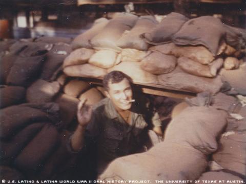 Henry\Doc\"Soza photographed on March 11, 1969 at Landing Base Andy, Vietnam."