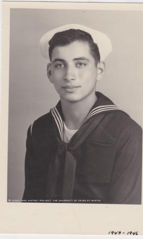 Ruben Suarez in San Diego, CA in July of 1943.