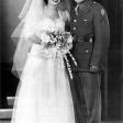 Bertha and Edward Prado on their Wedding Day, Dec. 9, 1942.